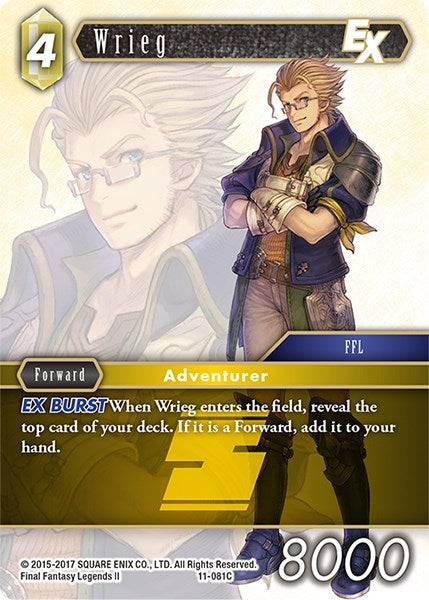 Wrieg EX (11) [OP11] - Final Fantasy TCG Single