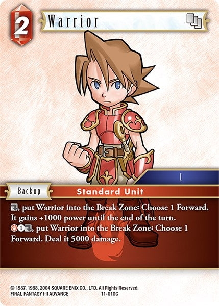 Warrior (11) [OP11] - Final Fantasy TCG Single