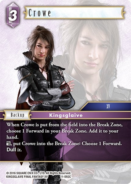 Crowe (11) [OP11] - Final Fantasy TCG Single
