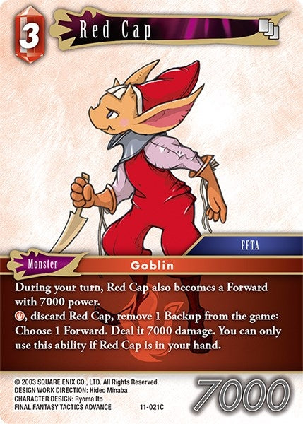 Red Cap (11) [OP11] - Final Fantasy TCG Single