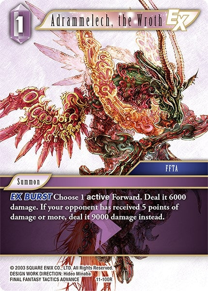 Adrammelech the Wroth EX (11) [OP11] - Final Fantasy TCG Single