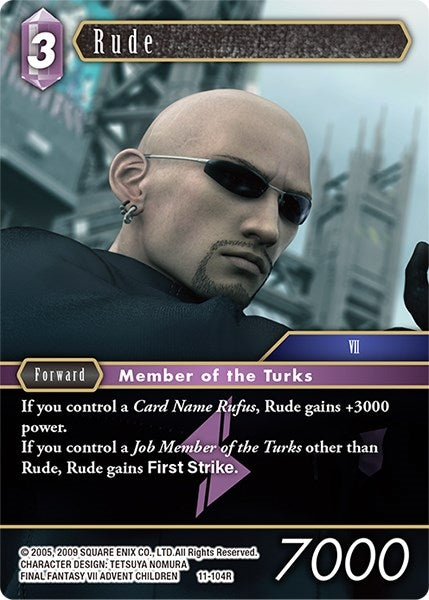 Rude (11) [OP11] - Final Fantasy TCG Single