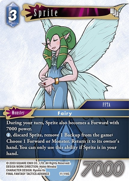 Sprite (11) [OP11] - Final Fantasy TCG Single