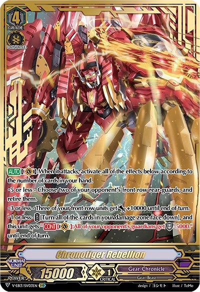 Chronotiger Rebellion (SVR) (1303) [V-EB13] - Cardfight Vanguard Single