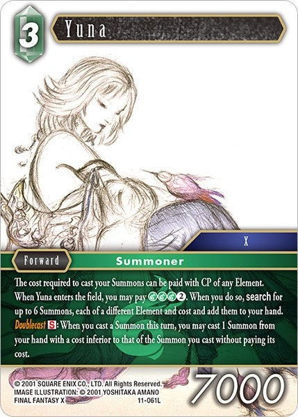 Yuna (11) [OP11] - Final Fantasy TCG Single