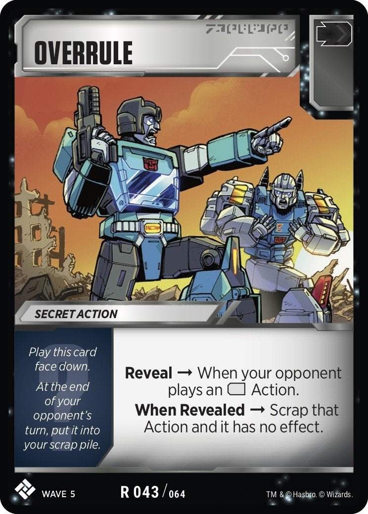 Overrule (43) [TMA] - Transformers TCG Single