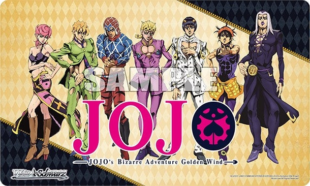 Weiss Schwarz Preorder Playmat - JoJo’s Bizarre Adventure: Golden Wind - Playmats Sealed