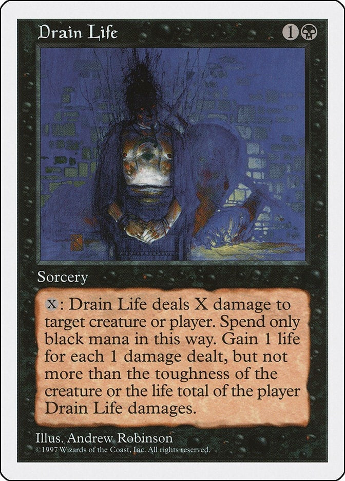 Drain Life [5ED] - MTG Single