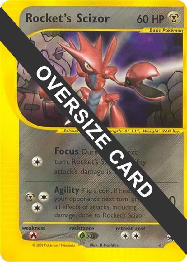 Image for Rocket's Scizor - 4 (004) (Jumbo Cards) - Pokemon