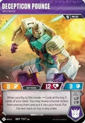 Decepticon Pounce - Infiltrator (17) [TMA] - Transformers TCG Single