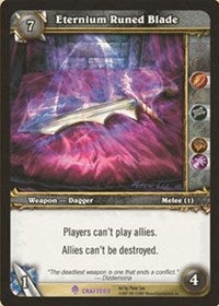 Eternium Runed Blade - WoW Single
