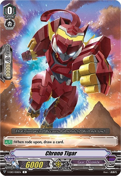 Chrono Tigar (13058) [V-EB13] - Cardfight Vanguard Single