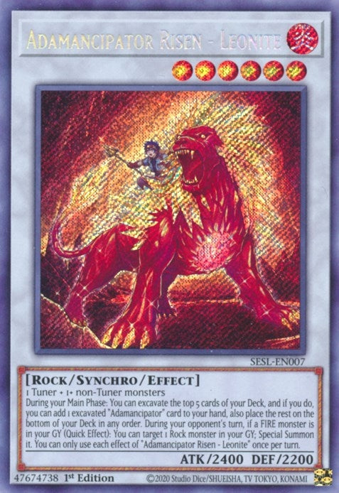 Adamancipator Risen - Leonite (7) (SESL) - YuGiOh Single