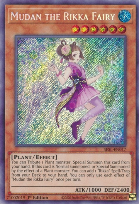 Mudan the Rikka Fairy (17) (SESL) - YuGiOh Single