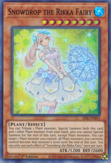 Snowdrop the Rikka Fairy (19) (SESL) - YuGiOh Single