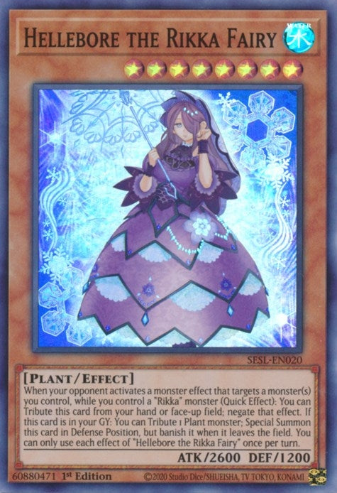 Hellebore the Rikka Fairy (20) (SESL) - YuGiOh Single