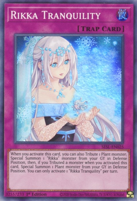 Rikka Tranquility (25) (SESL) - YuGiOh Single