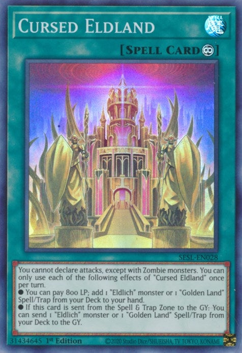 Cursed Eldland (28) (SESL) - YuGiOh Single