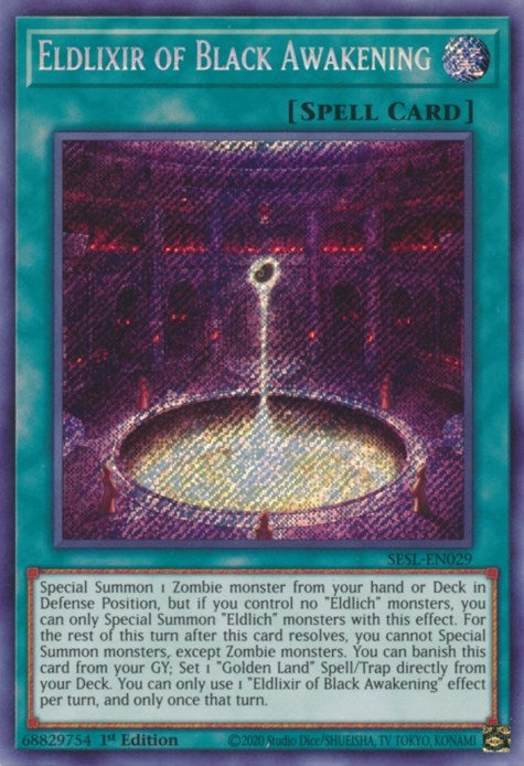 Eldlixir of Black Awakening (29) (SESL) - YuGiOh Single
