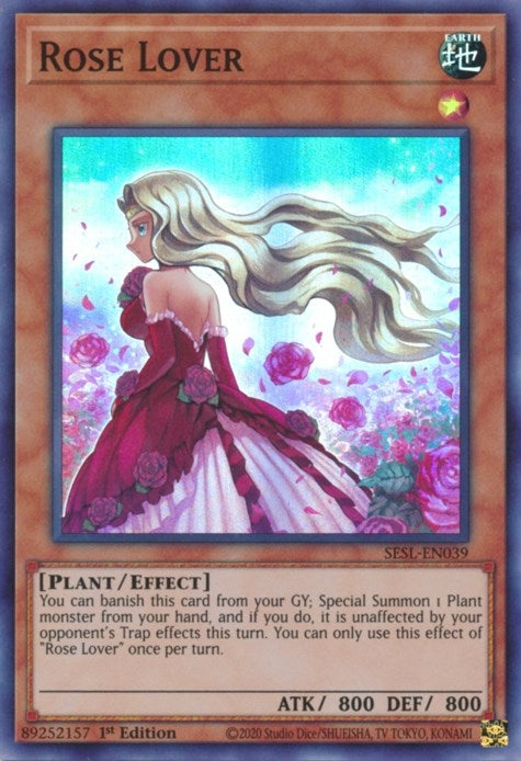 Rose Lover (39) (SESL) - YuGiOh Single
