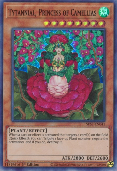 Tytannial Princess of Camellias (41) (SESL) - YuGiOh Single