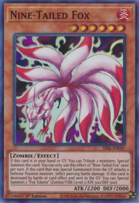 Nine-Tailed Fox (47) (SESL) - YuGiOh Single