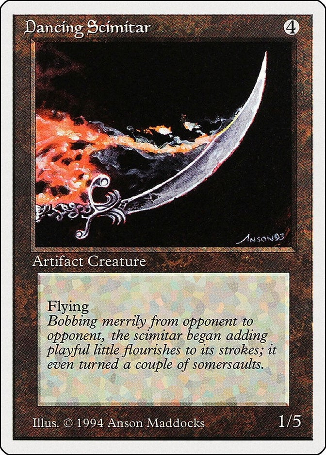 Dancing Scimitar (243) [SUM] - MTG Single