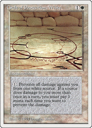 Circle of Protection: White (13) [SUM] - MTG Single