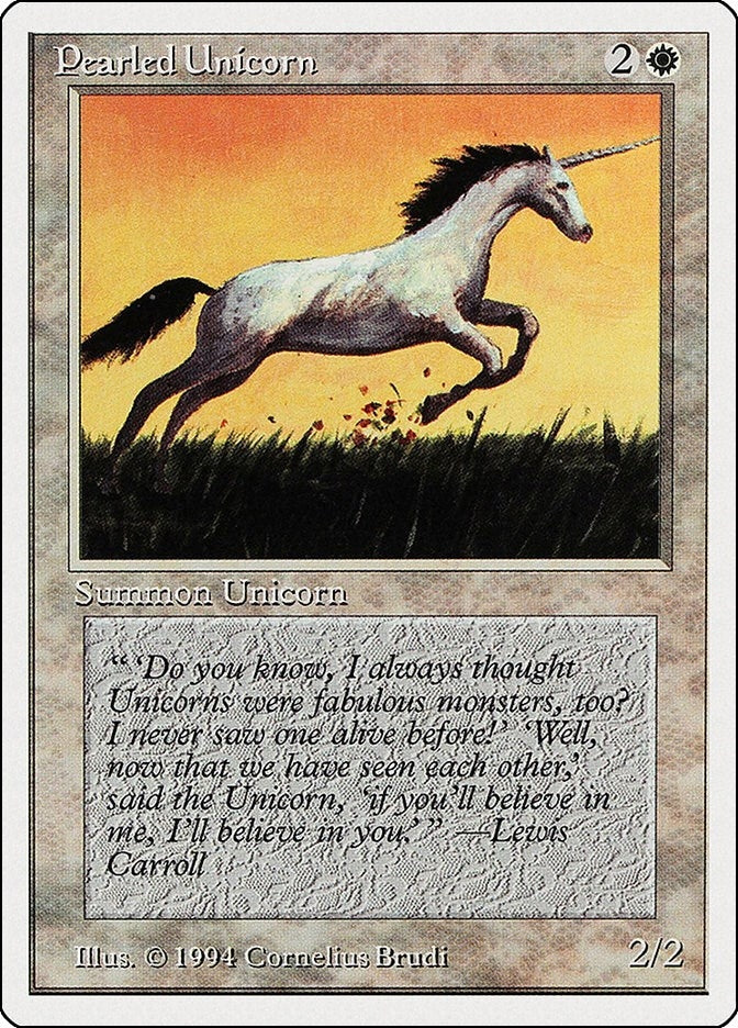 Pearled Unicorn (30) [SUM] - MTG Single