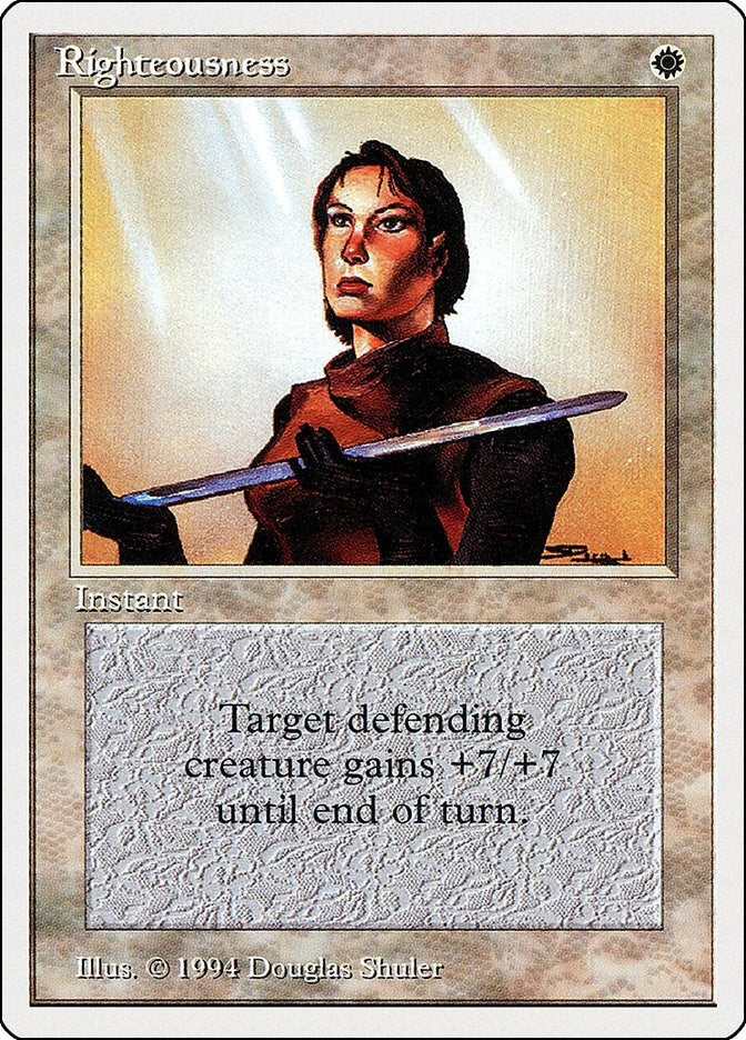 Righteousness (37) [SUM] - MTG Single