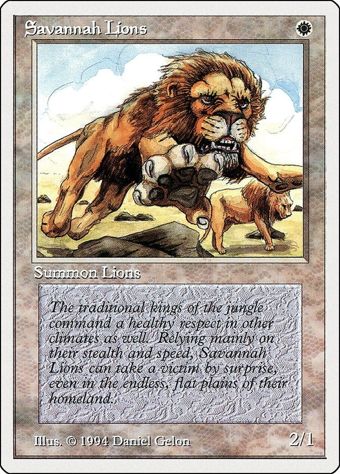 Savannah Lions (39) [SUM] - MTG Single