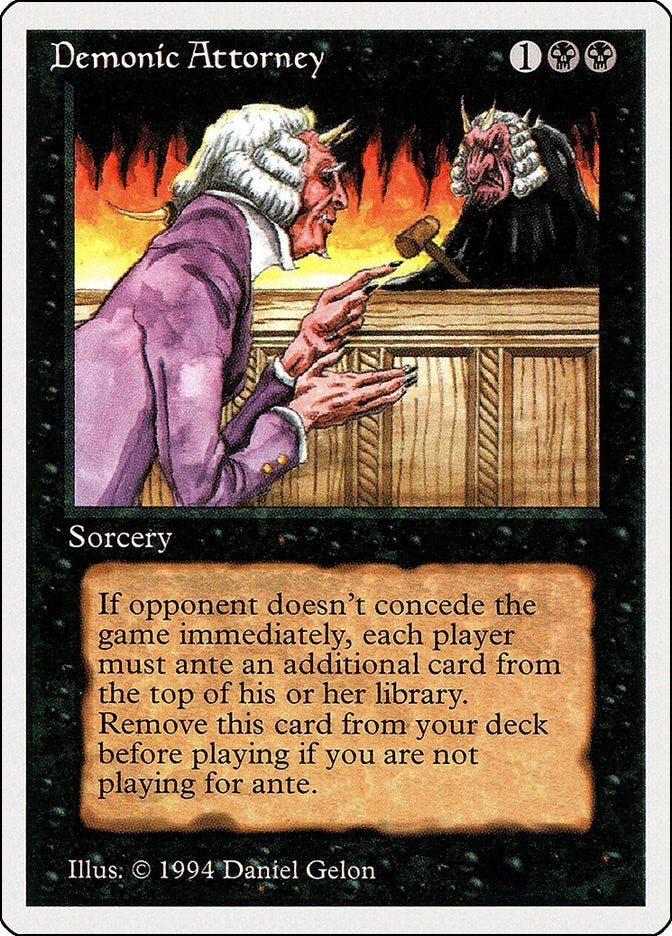 Demonic Attorney (103) [SUM] - MTG Single