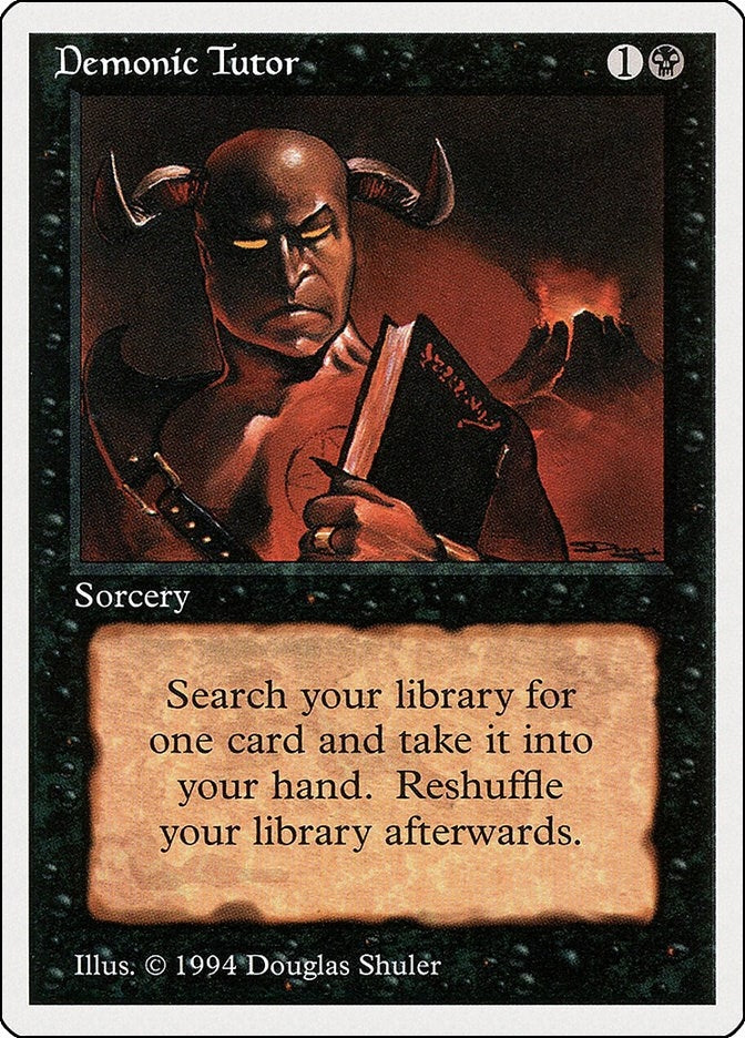Demonic Tutor (105) [SUM] - MTG Single