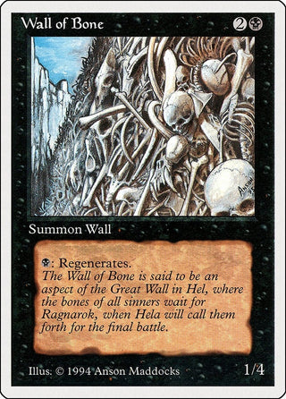 Wall of Bone (134) [SUM] - MTG Single