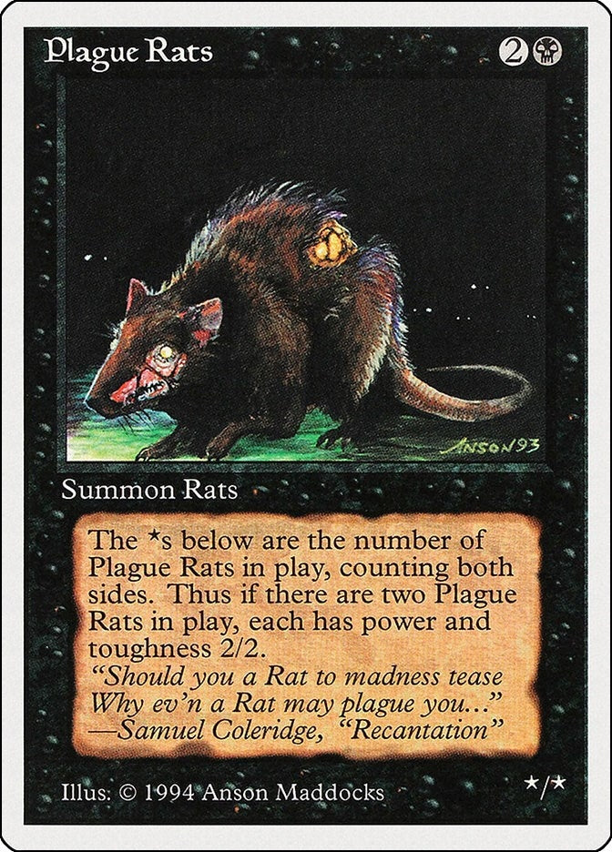 Plague Rats (123) [SUM] - MTG Single