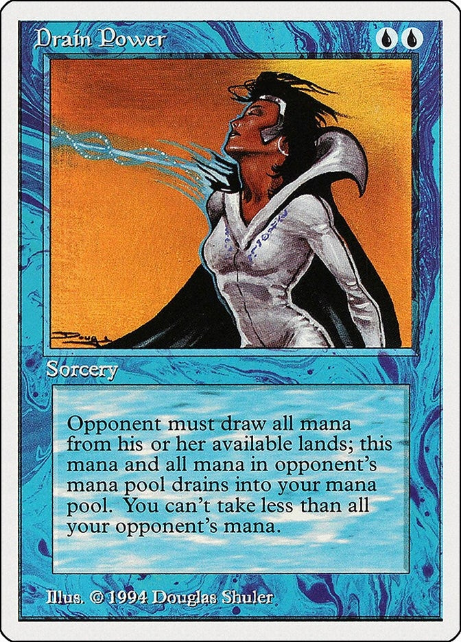 Drain Power (56) [SUM] - MTG Single