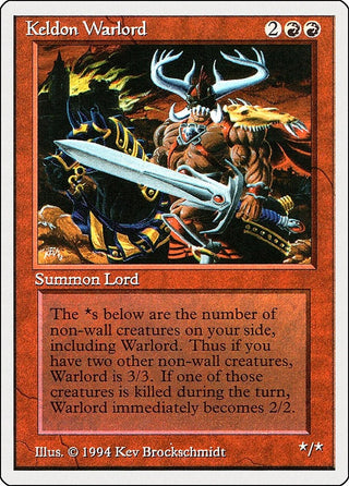 Keldon Warlord (160) [SUM] - MTG Single