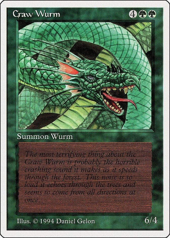 Craw Wurm (190) [SUM] - MTG Single