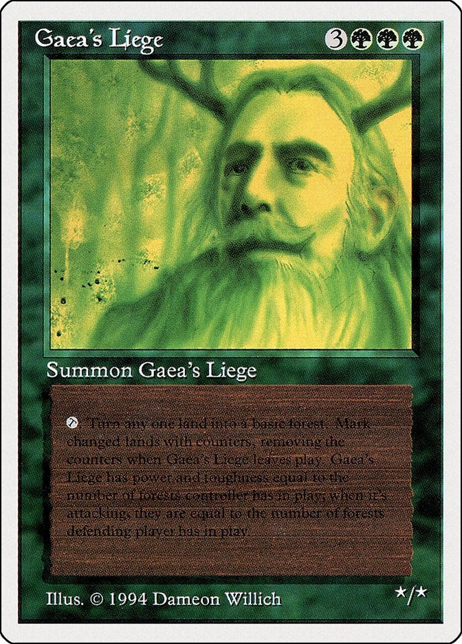 Gaea’s Liege (198) [SUM] - MTG Single