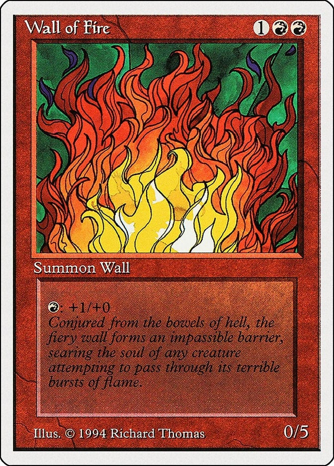 Wall of Fire (183) [SUM] - MTG Single