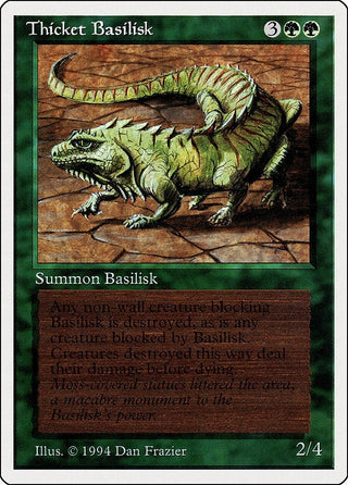 Thicket Basilisk (218) [SUM] - MTG Single