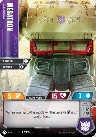 Megatron - Fallen Hero (27) [TMA] - Transformers TCG Single