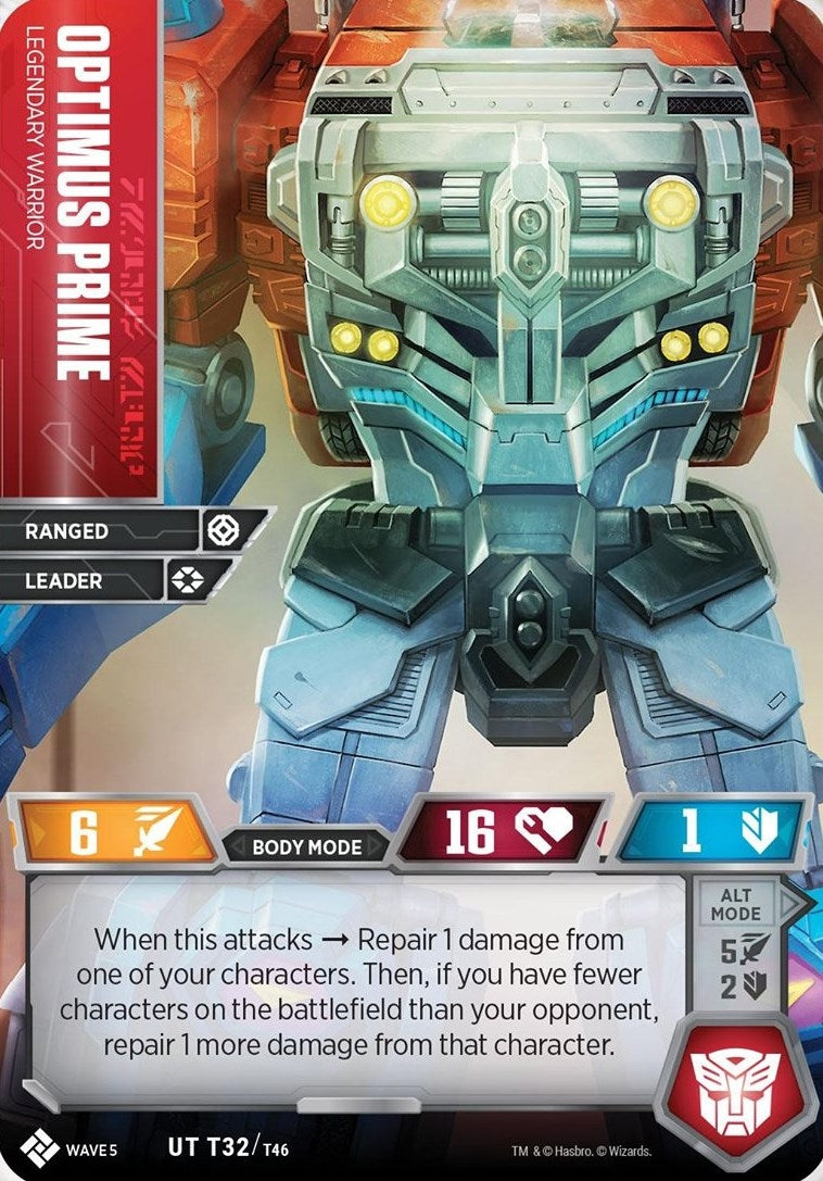Optimus Prime - Legendary Warrior (32) [TMA] - Transformers TCG Single
