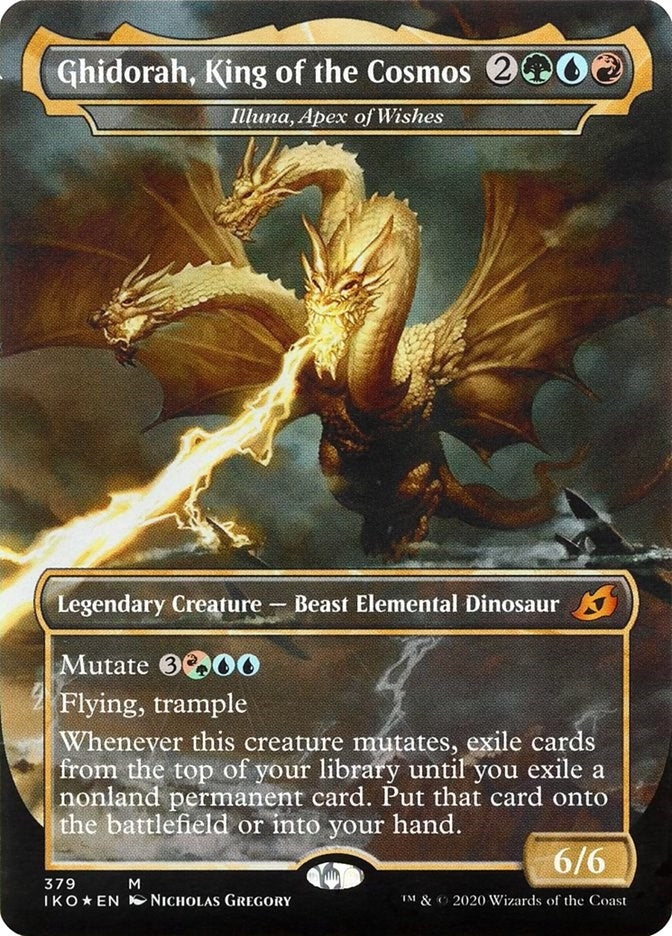 Ghidorah King of the Cosmos - Illuna Apex of Wishes (379) [IKO] - MTG Single