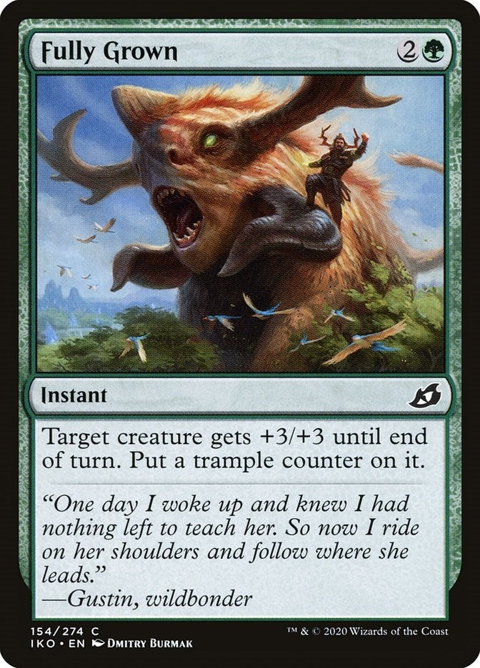 Fully Grown (154) [IKO] - MTG Single
