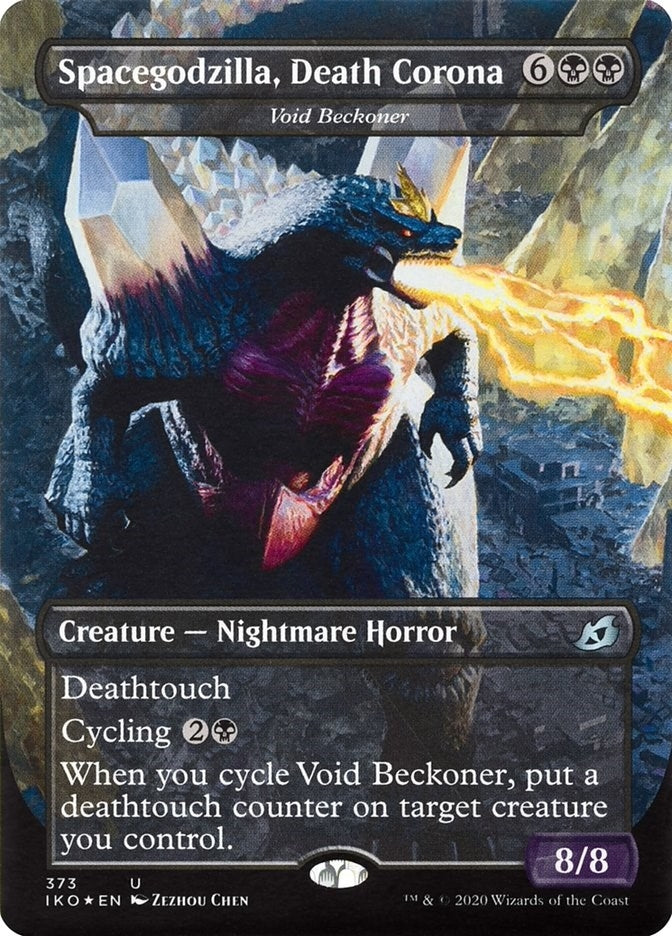 Spacegodzilla Death Corona - Void Beckoner (373) [IKO] - MTG Single