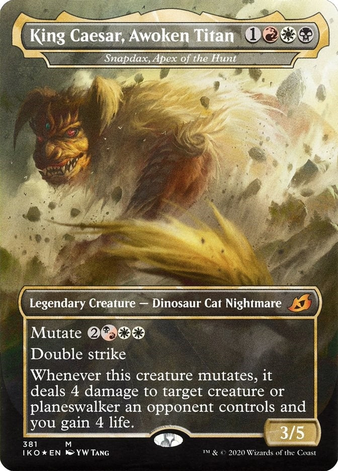 King Caesar Awoken Titan - Snapdax Apex of the Hunt (381) [IKO] - MTG Single
