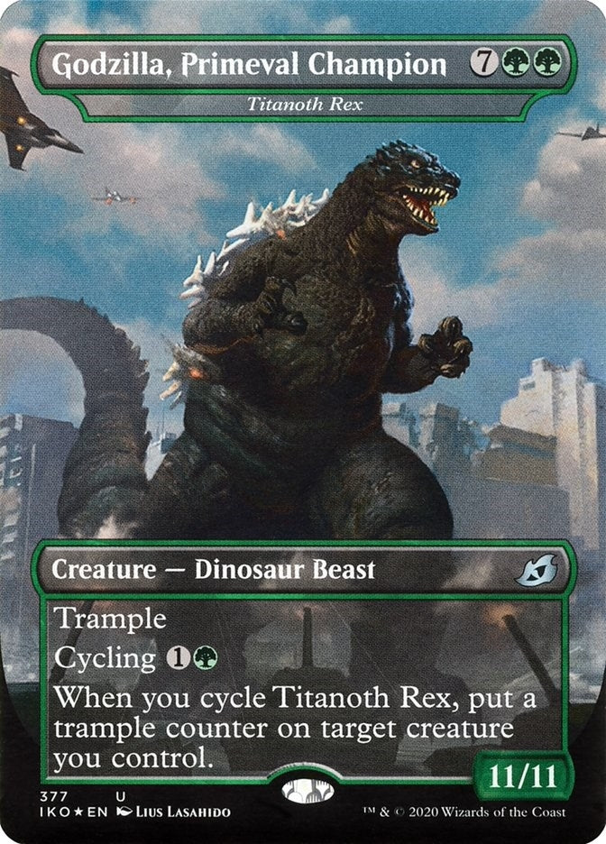 Godzilla Primeval Champion - Titanoth Rex (377) [IKO] - MTG Single
