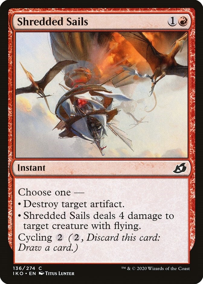 Shredded Sails (136) [IKO] - MTG Single