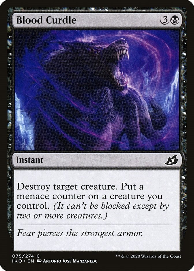 Blood Curdle (75) [IKO] - MTG Single